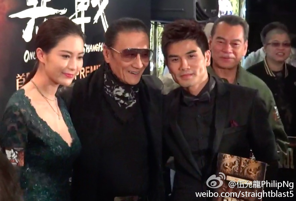 謝賢出席《惡戰》首映，對伍允龍來說是很大的支持。