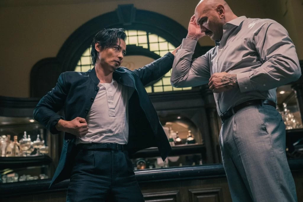 張晉最難忘是跟前摔角手Dave對打,因對方拳腳很重,拍完也周身瘀傷。