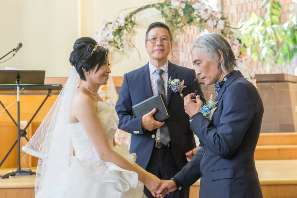 潘源良太太Rita是加拿大籍，二人的婚禮在多倫多以基督教儀式舉行，不少親友都專程飛往當地為一對新人送上祝福。 