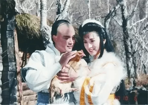 九一年內地台灣合作的《雪山飛狐》，龔慈恩演女主角程靈素，男主角是孟飛。