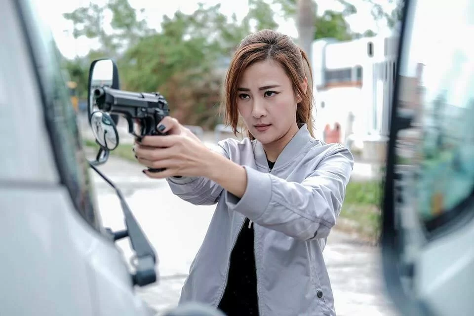 朱智賢首次擔正,又要演又要打,令她倍感壓力。