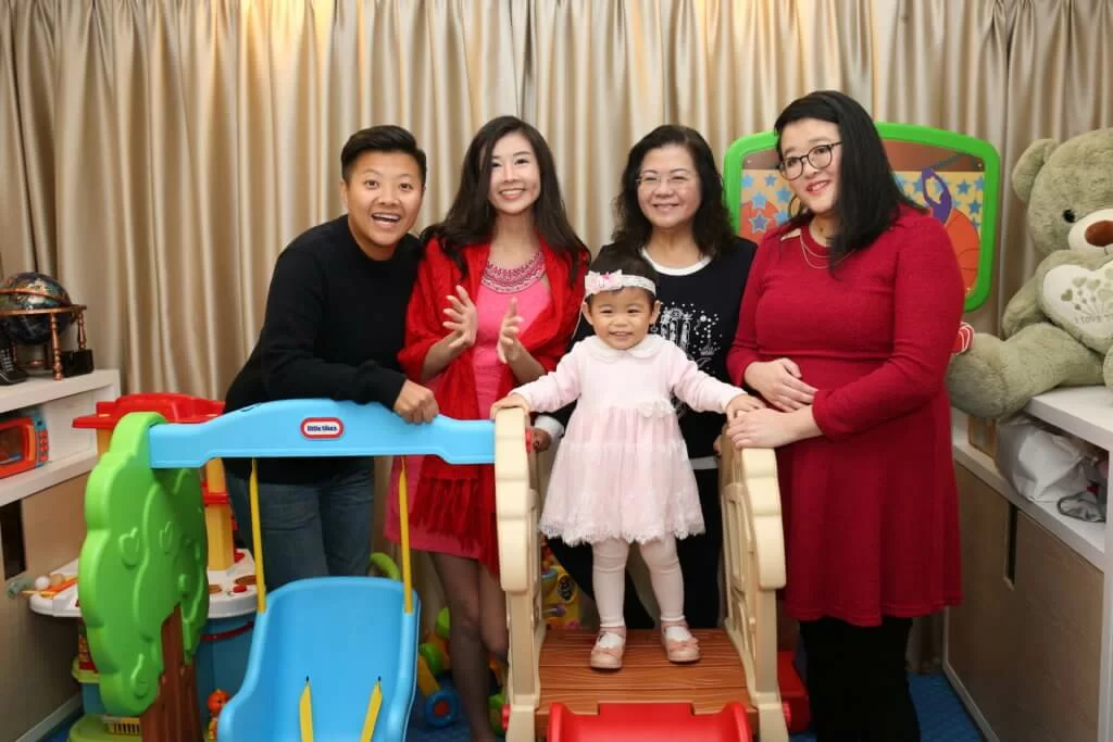 趙哲妤有媽媽、姊姊和妹妹做後盾,女兒在愛中成長。