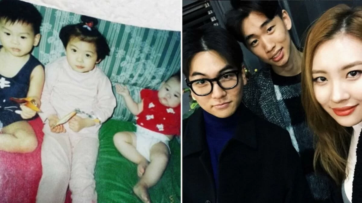 宣美跟她兩位弟弟非常好感情，最近更是帶着二人到各國巡演。