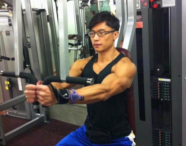 李偉健入行前是健身教練，不過他坦言最怕是要向人推銷課程。