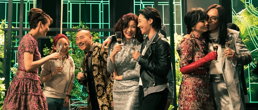 這部電影看到娛樂圈女星的勾心鬥角，八個女人表面風光，卻是有苦自己知。