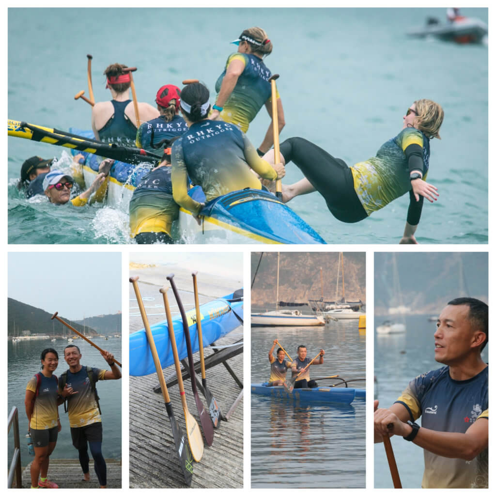 香港遊艇會每年都舉行懸浮獨木舟環島大賽。
