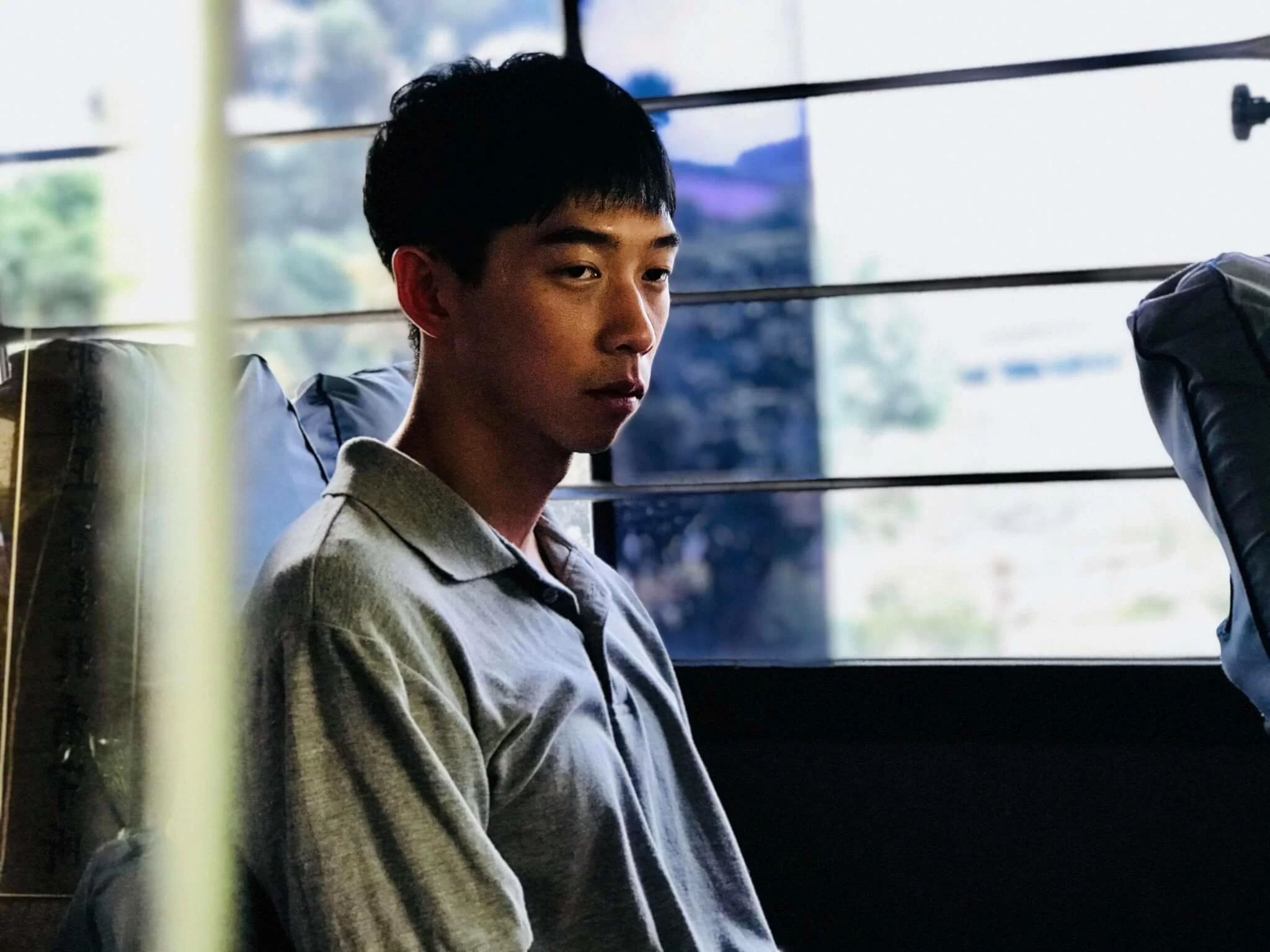 全劇只有五句對白，王元可只能利用眼神做戲。