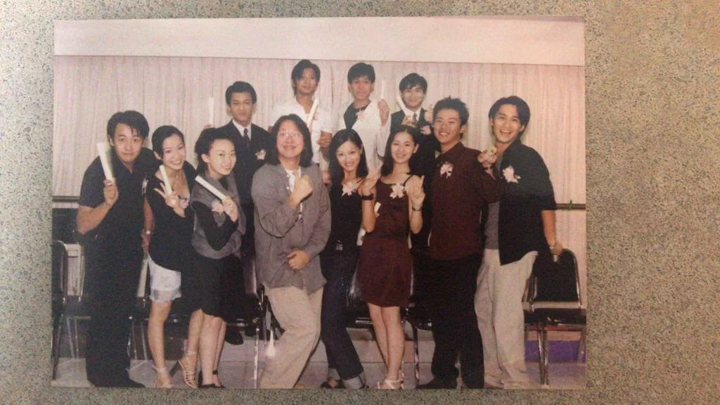 林雲中(後左二)、林遠迎(前左一)、周家怡(前左三)及任港秀(前右四)是同屆訓練班同學。