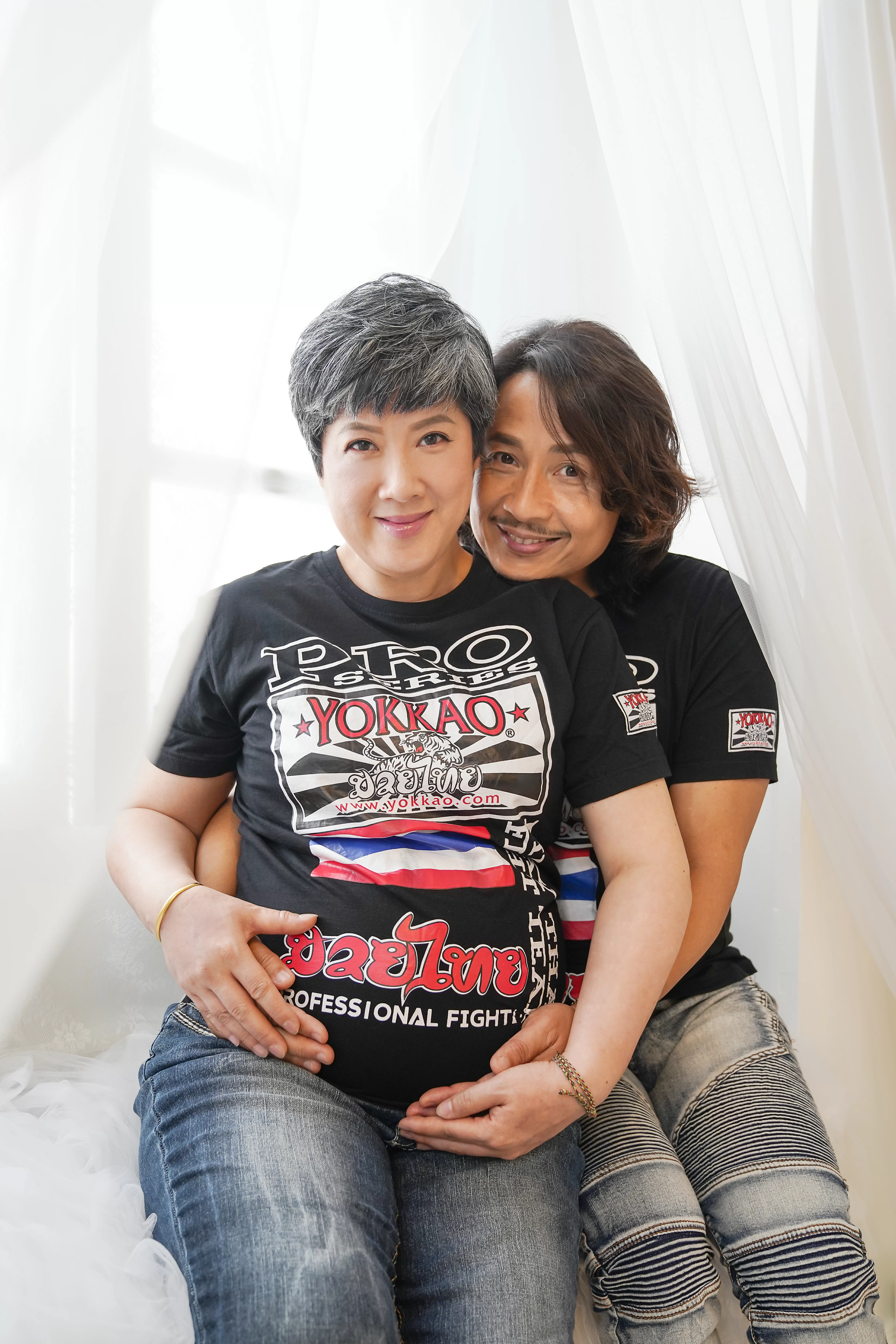 麗麗表示沒有量度肚圍有多大，但BB屬中碼size，相當健康。