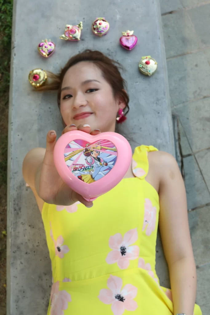 這個變身器有大有小，小時候會幻想自己是美少女戰士化身。