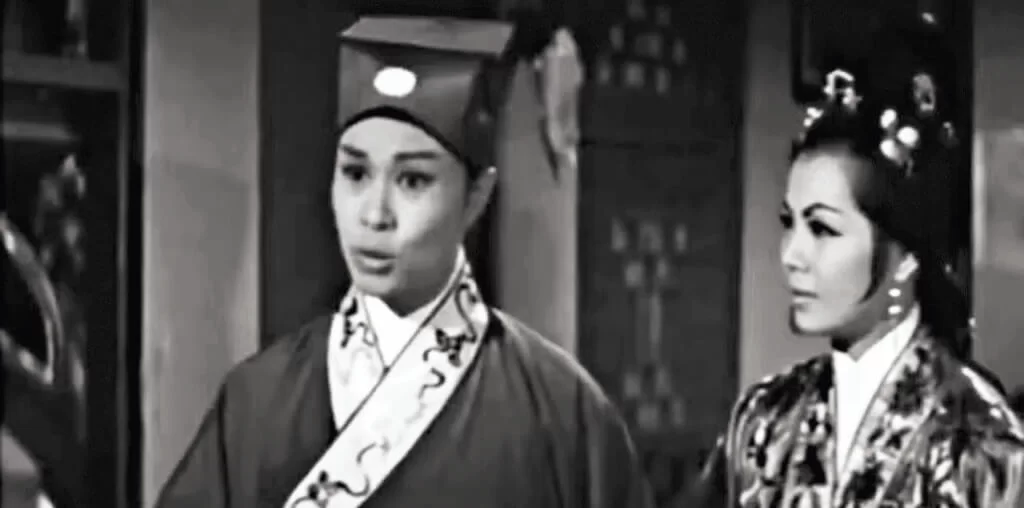 在《寶蝶奇緣》夥拍林鳳，羅艷卿反串小生。