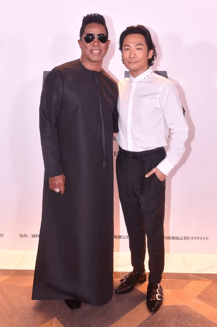 我和MJ的親哥哥Jermaine也見面了。