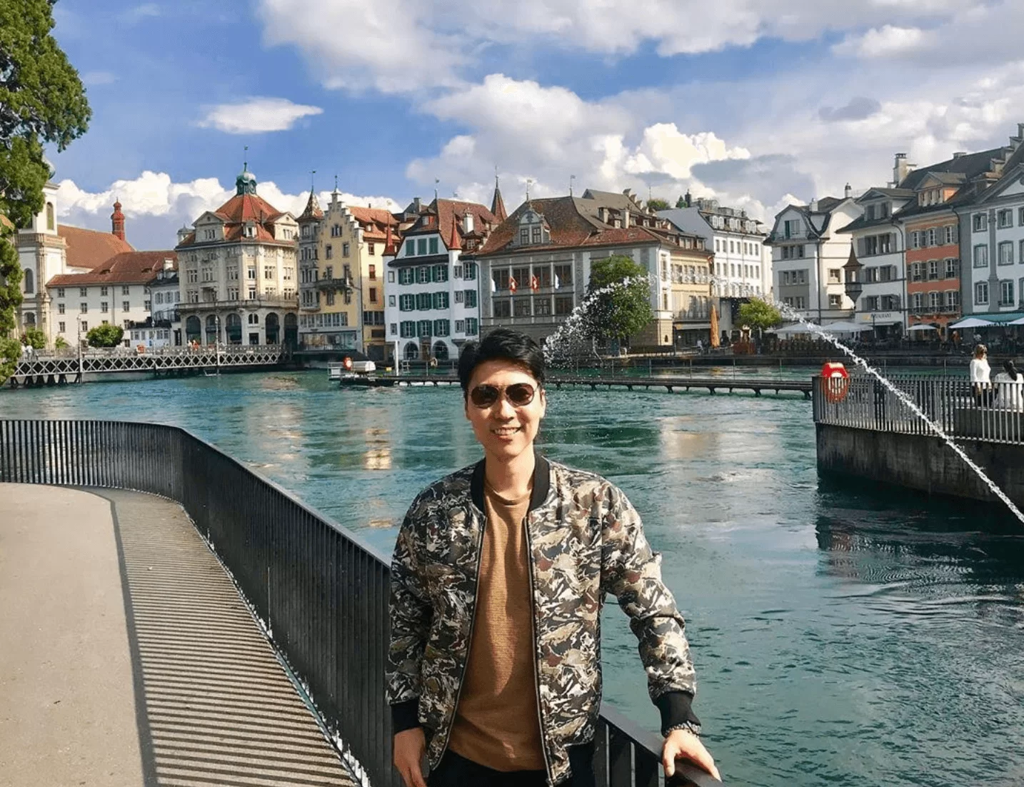 近日與家人歐遊