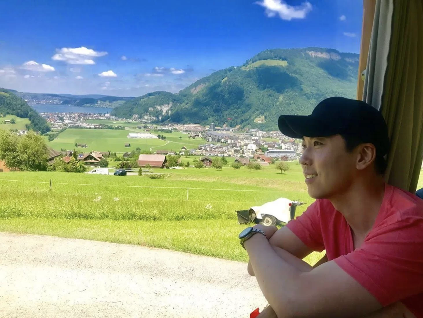 Marcus 2009年參加香港先生選舉入行