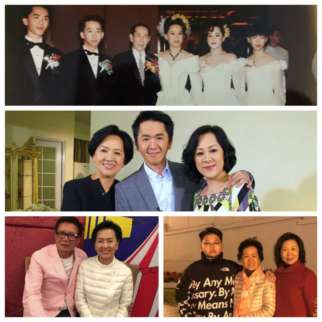 曾慧今年一月一號帶兒子在永祥苑陪祥嫂倒數