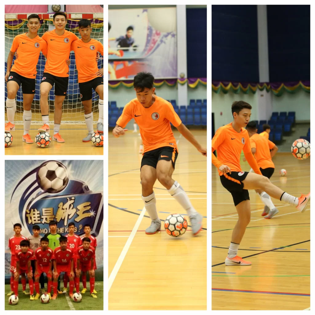 鄭俊華與袁世傑、劉穎笙對足球充滿熱情。 