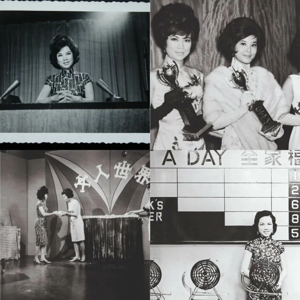 Lily姐一九五八年主持香港首個電視遊戲節目《全家福》 ,Lily姐與黎婉玲、龐碧雲是當年著名的「麗的三花」;
