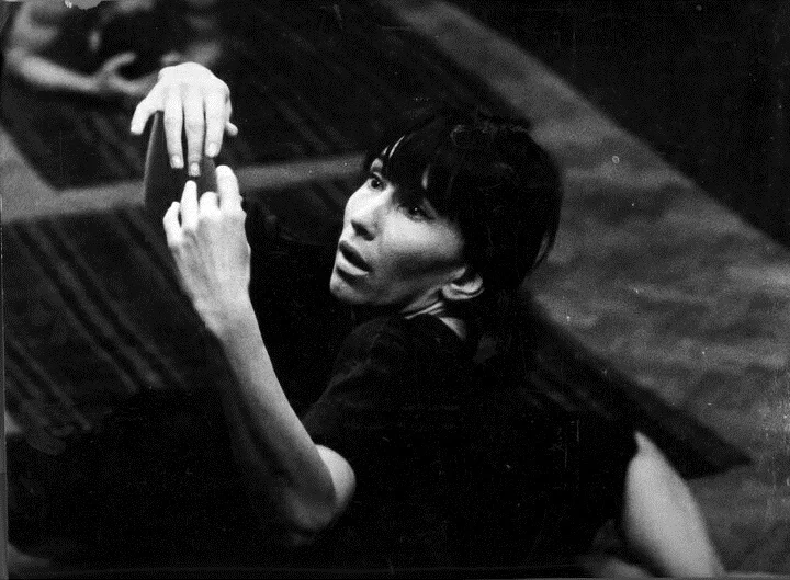 Eugenio Barba’s Archive  B-Grot 9/1 Training at Teatr Laboratorium “13 Rzedow” Opole  Actor : Rena Mirecka Photo credit : Zygmunt Samosiuk