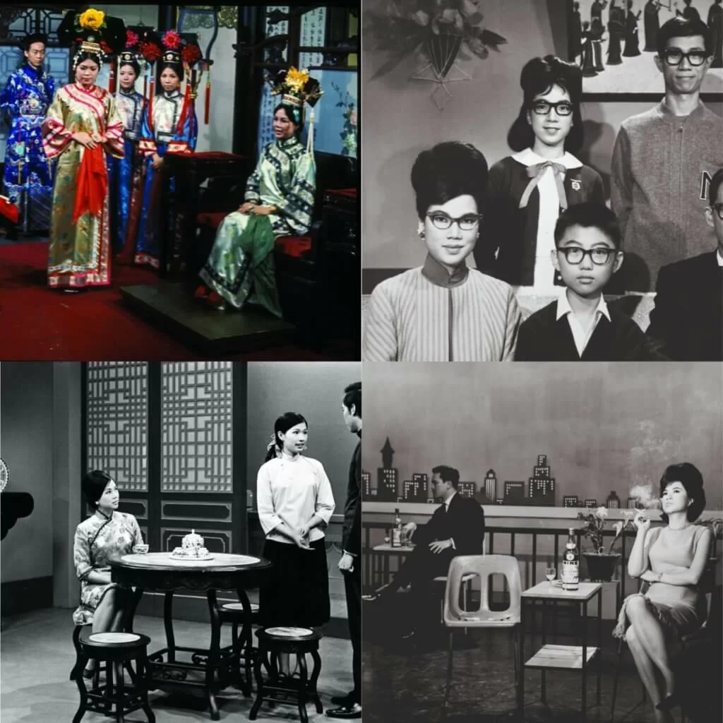 七五年拍清宮劇《董小苑》演太后,跟張瑛與Lily姐合演電視劇《租界》,在《夢斷情天》中演黃淑儀媽媽;在《甜蜜的家庭》演慈母.