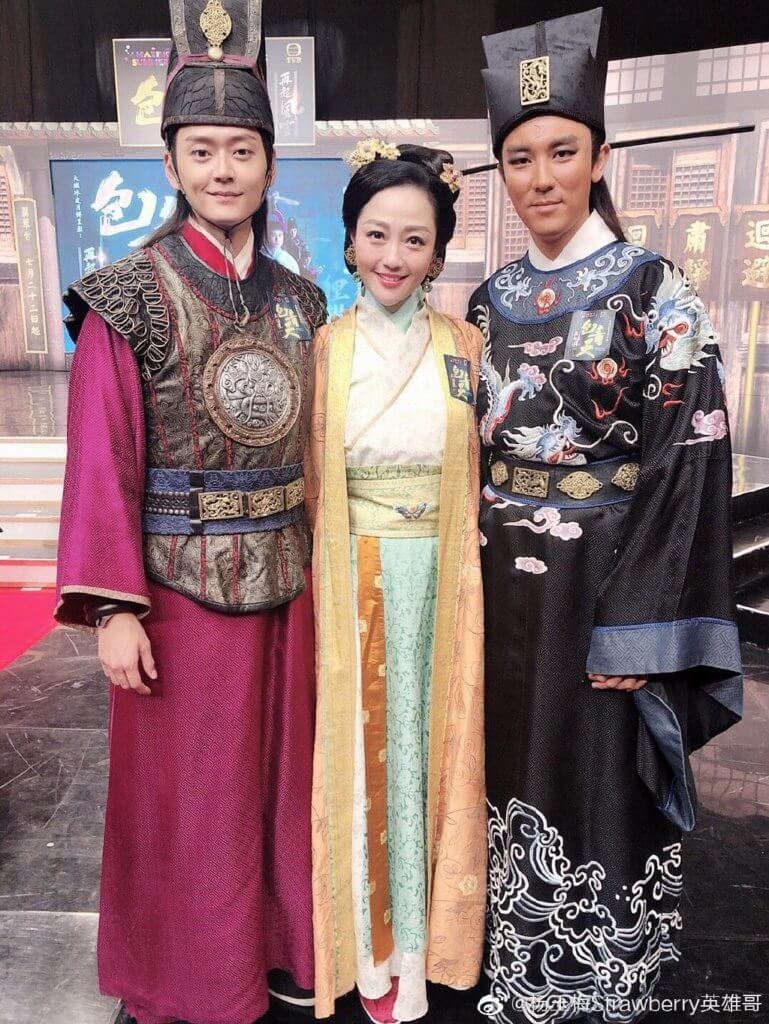 重返無綫拍《包青天再起風雲》，楊玉梅開心與張振朗和譚俊彥合作。