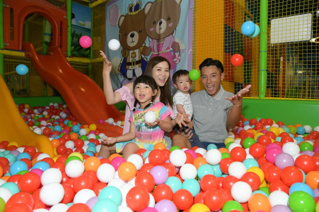 張頴康一向喜歡大家庭，現在湊成一個「好」字，終於如願。