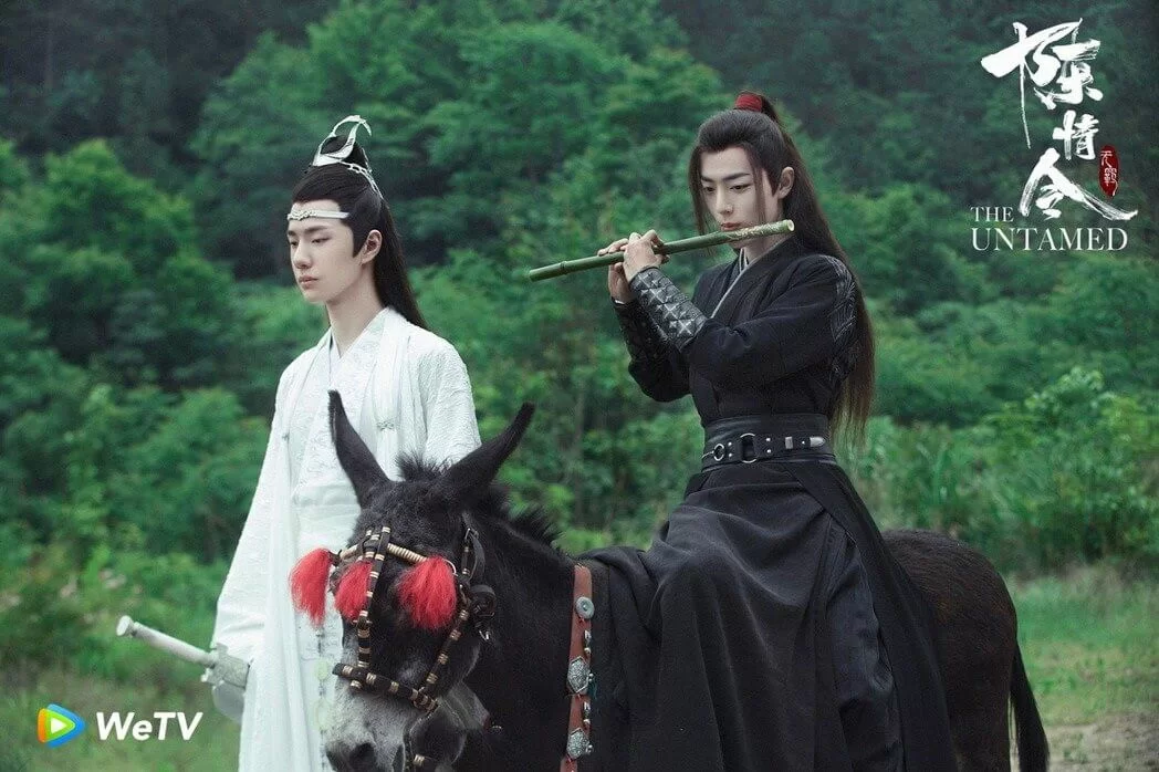 王一博和肖戰是新一代流量小生中上位最快,他們合作的劇集《陳情令》CP感十足。