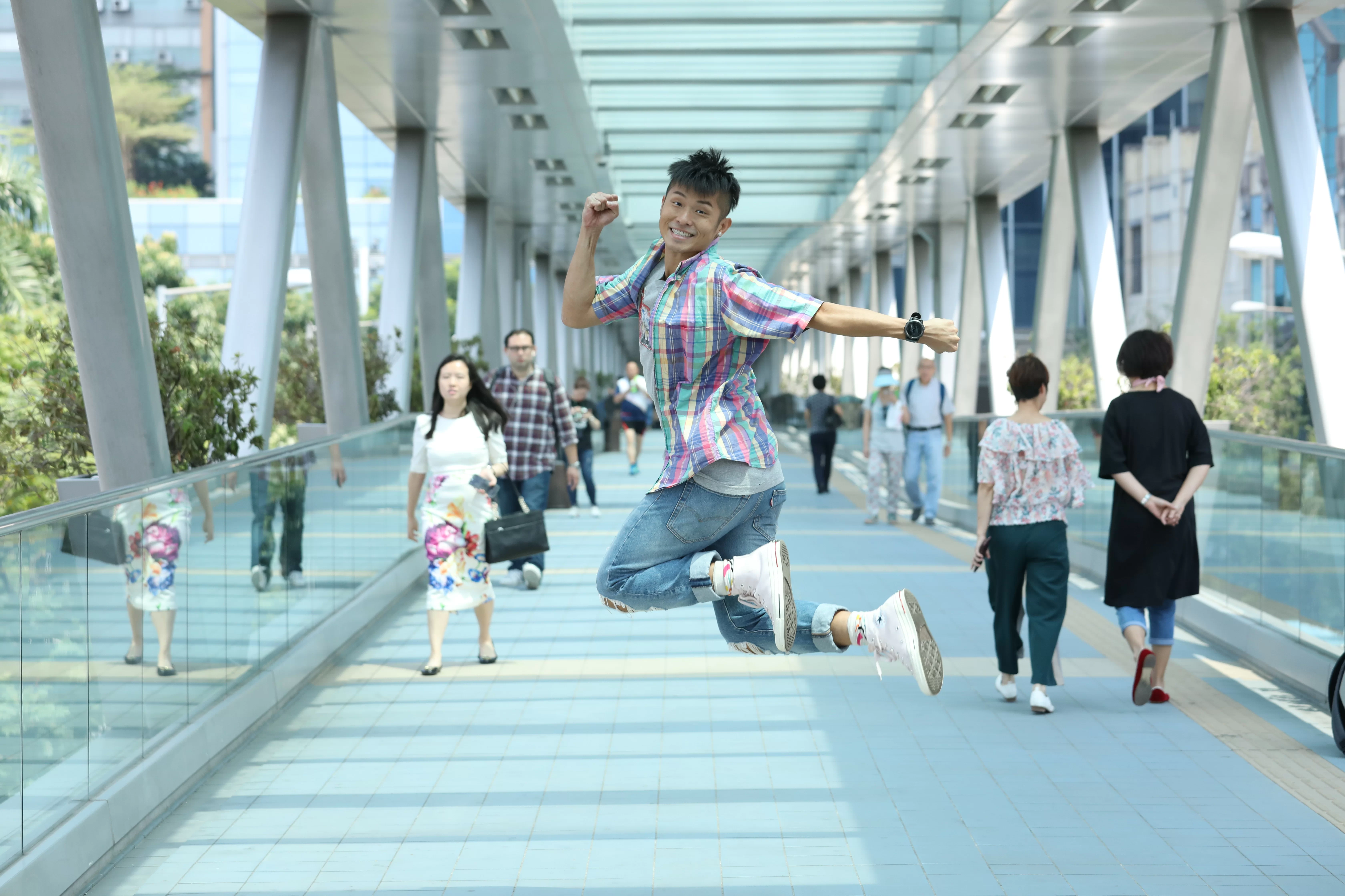 方紹聰慶幸當日趕去電視城面試,加上面皮厚,令他成功追夢。