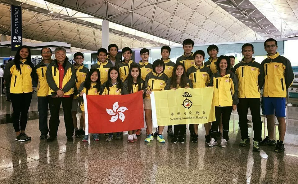 林楚茹和野外定向運動員，經常代表香港外出參加比賽。