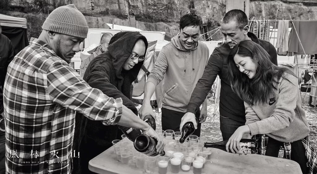 入行十二年，衛詩雅終於有機會與劉青雲在《風林火山》合作演出。