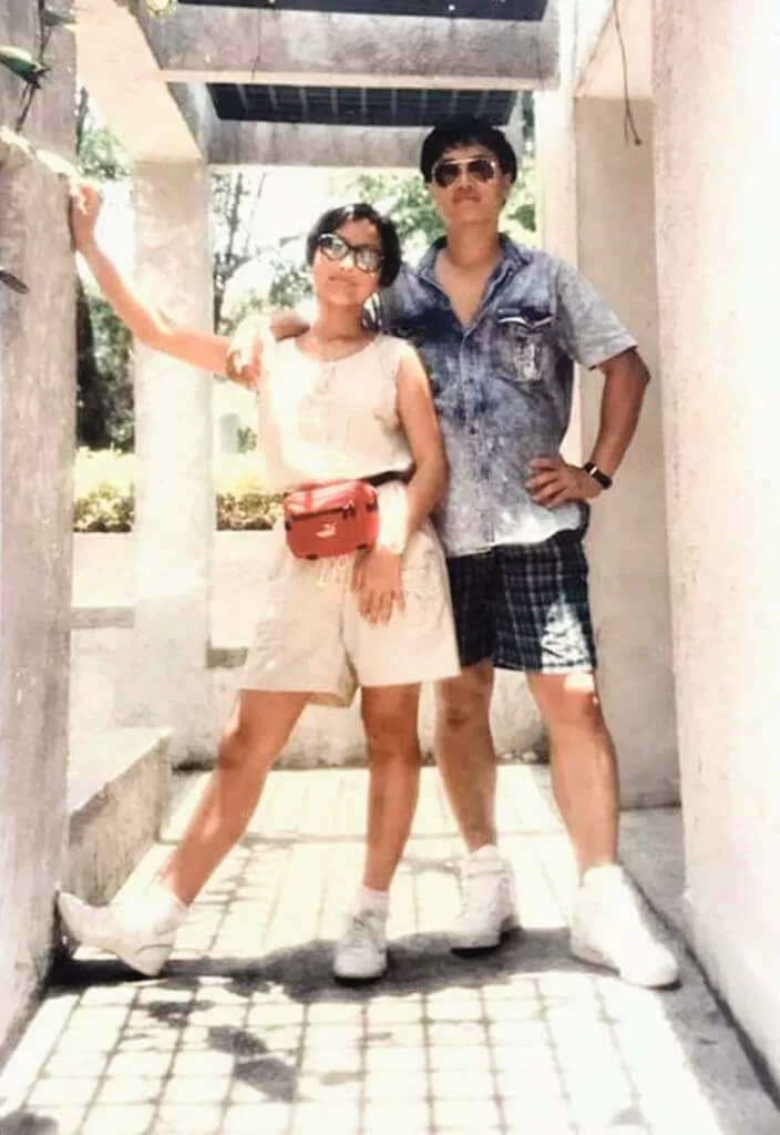 楊詩敏的爸爸年輕時十分有型