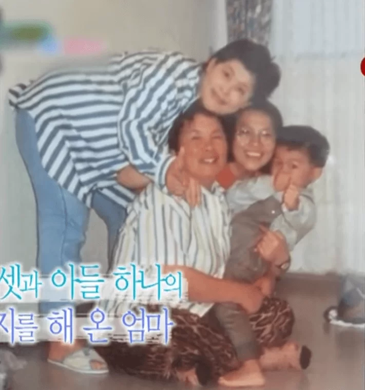 媽媽為了一家人捱壞身子，李英子長大後非常愛錫媽媽。