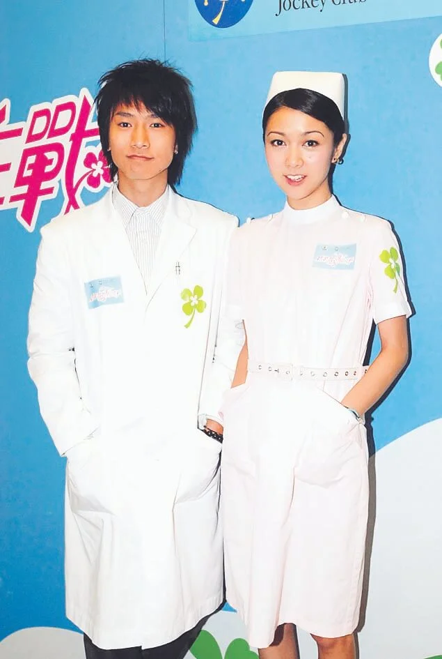 陳柏宇和薛凱琪一起為青春劇《盛裝舞步愛作戰》演出