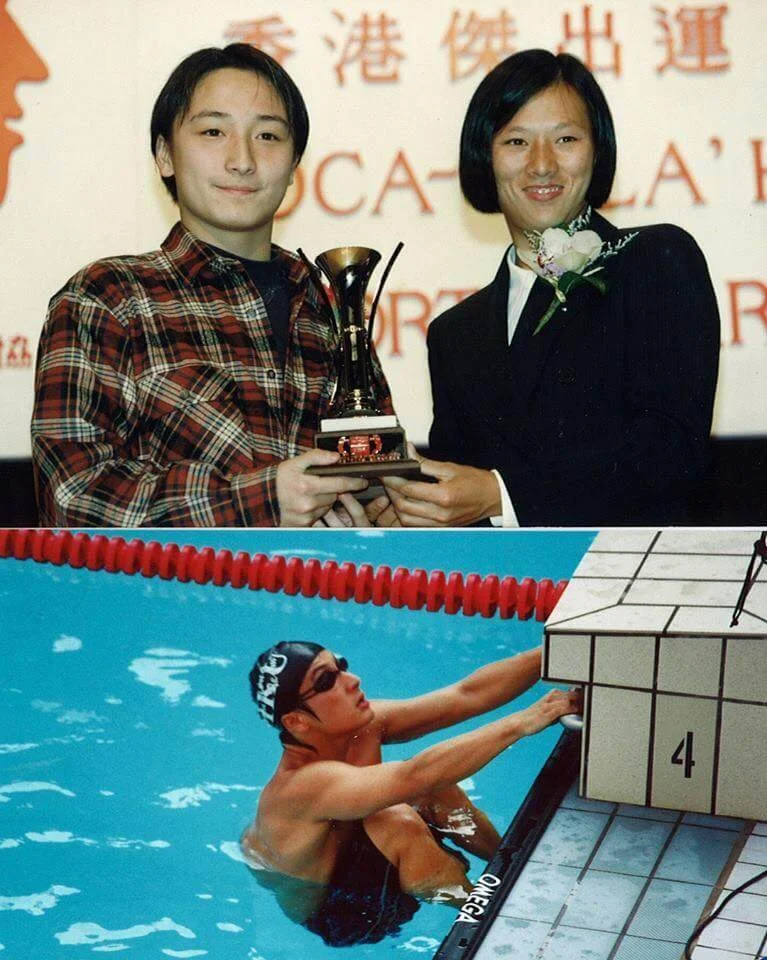 方力申十多廿年來是兩項游泳紀錄保持者,當年做運動員時從風帆天后李麗珊手上捧過獎盃,現在他加多一項環島泳紀錄。