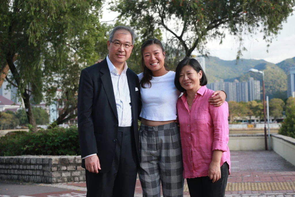 張瑋桓作為香港網球一姐,爸爸、媽媽是她最重要的支柱。