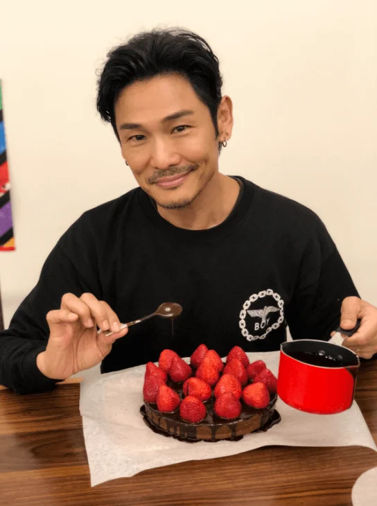 Alex第一次製作蛋糕