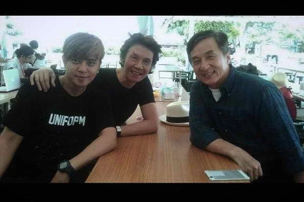 與成龍相識多年，早前與羅志祥和成龍難得一聚。