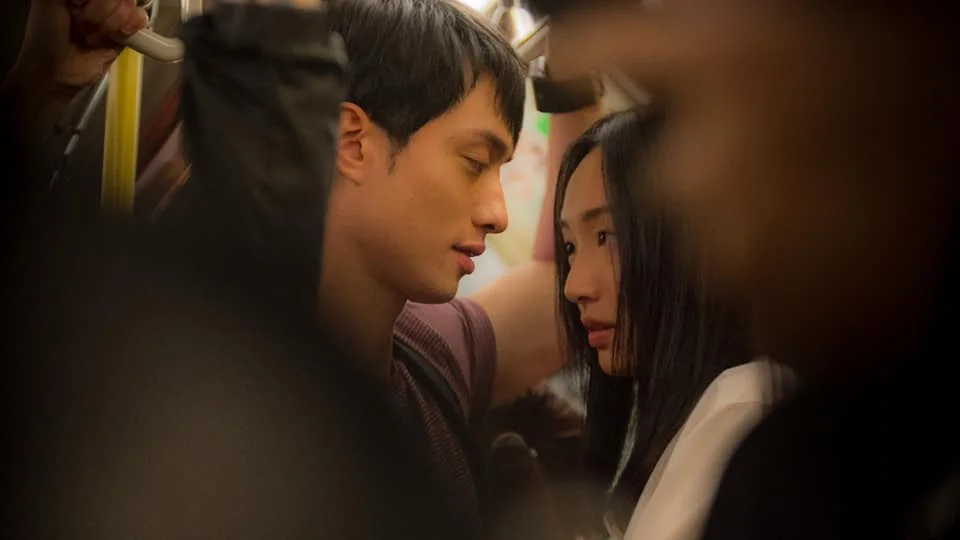 蔡思韵與劉俊謙在戲中有不少親熱戲,她坦言有點尷尬。