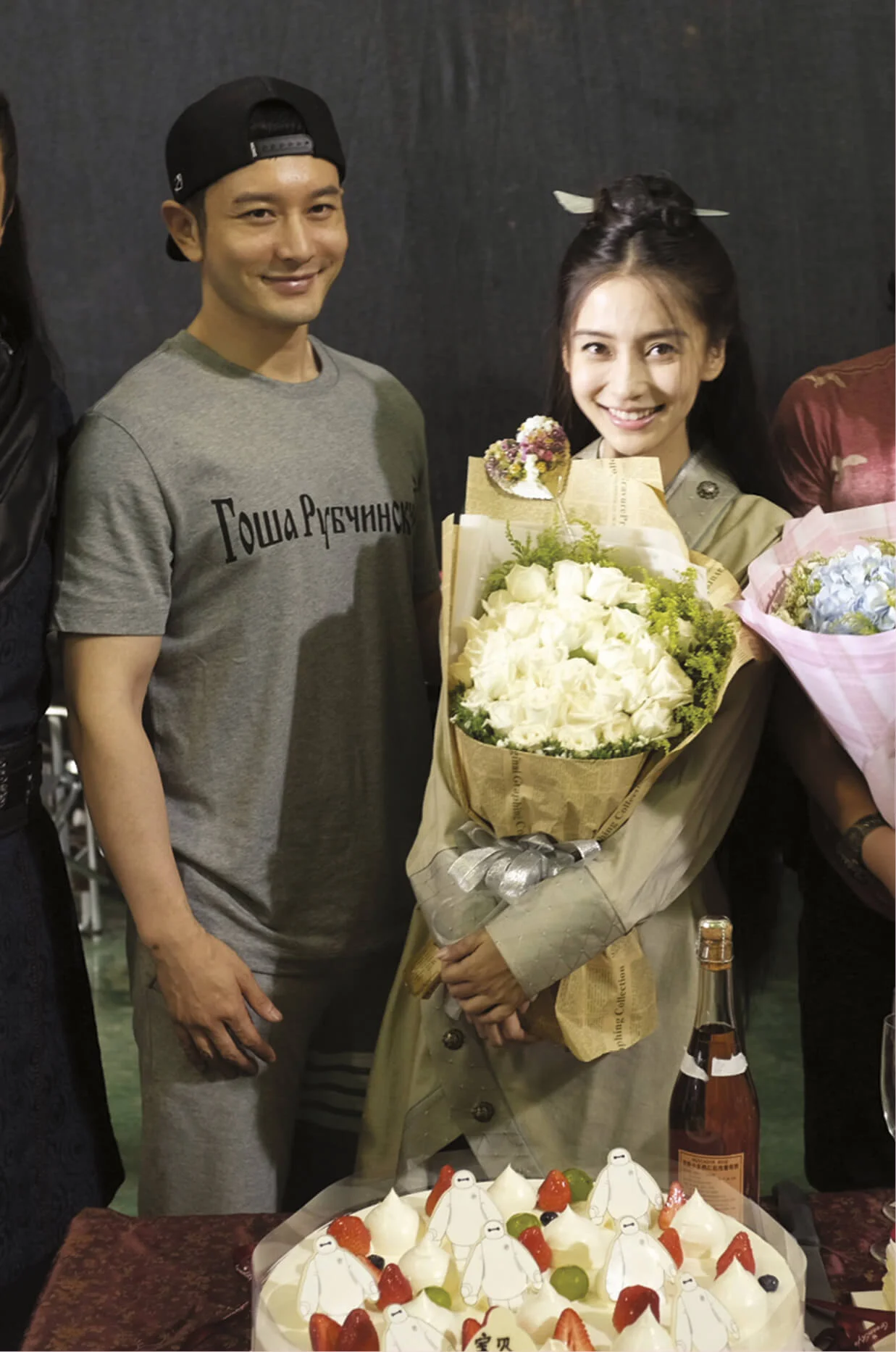 Baby拍攝《孤芳不自賞》時，曉明曾驚喜現身送花，粉絲都希望此情此景能再次出現。