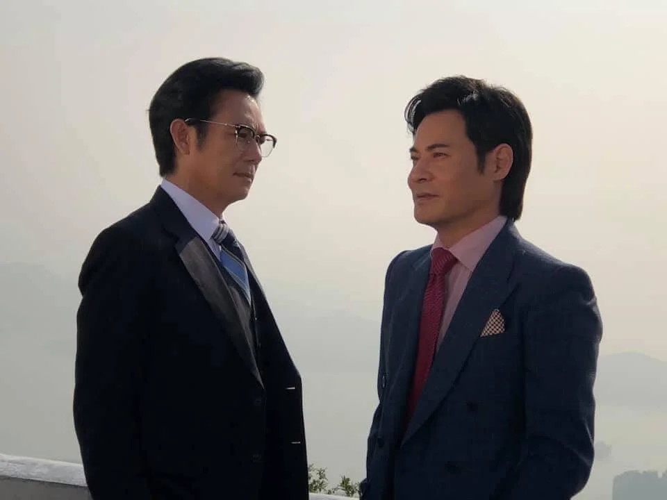 黃智賢與張兆輝在劇中鬥戲,但私下老友鬼鬼。