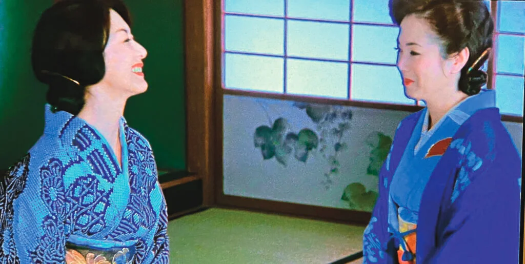 大姊鶴子(岸惠子)和二姊幸子(佐久間良子)是歡喜冤家。這一刻針鋒相對,下一刻已化敵為友。沒有隔夜仇的二人,到了故事結尾,一個留在大阪,一個遷居東京,二姊早已表明不會送車,因為不想讓大姊看見自己流淚。