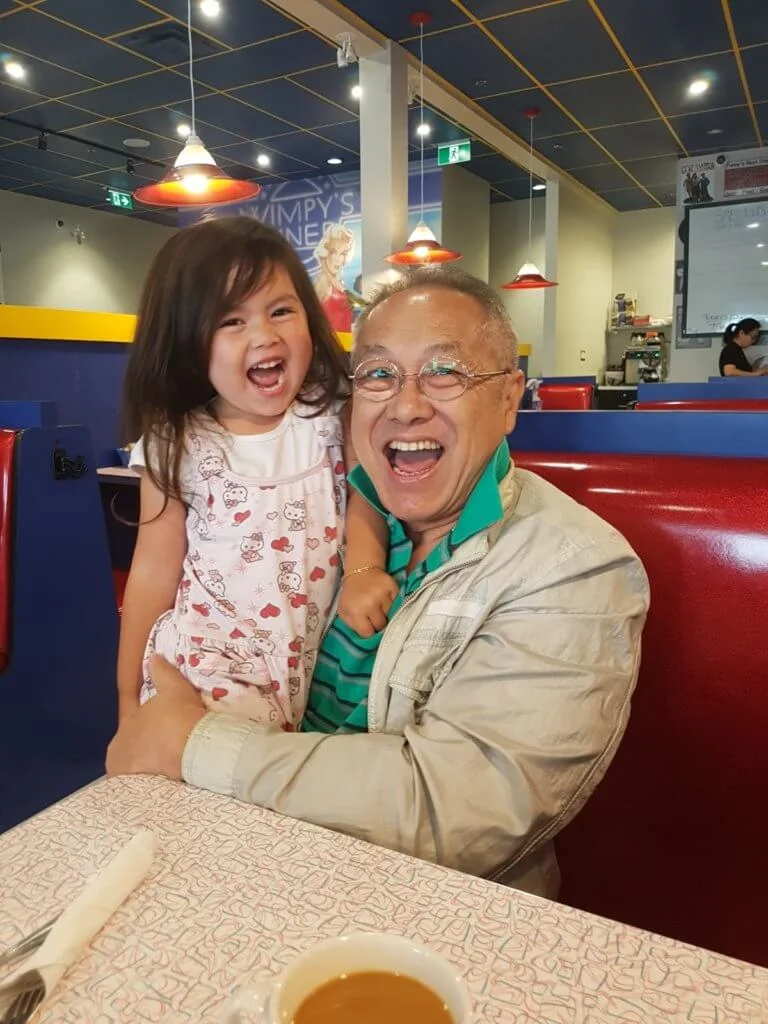 于洋的孫女五歲,是他大仔的女兒。