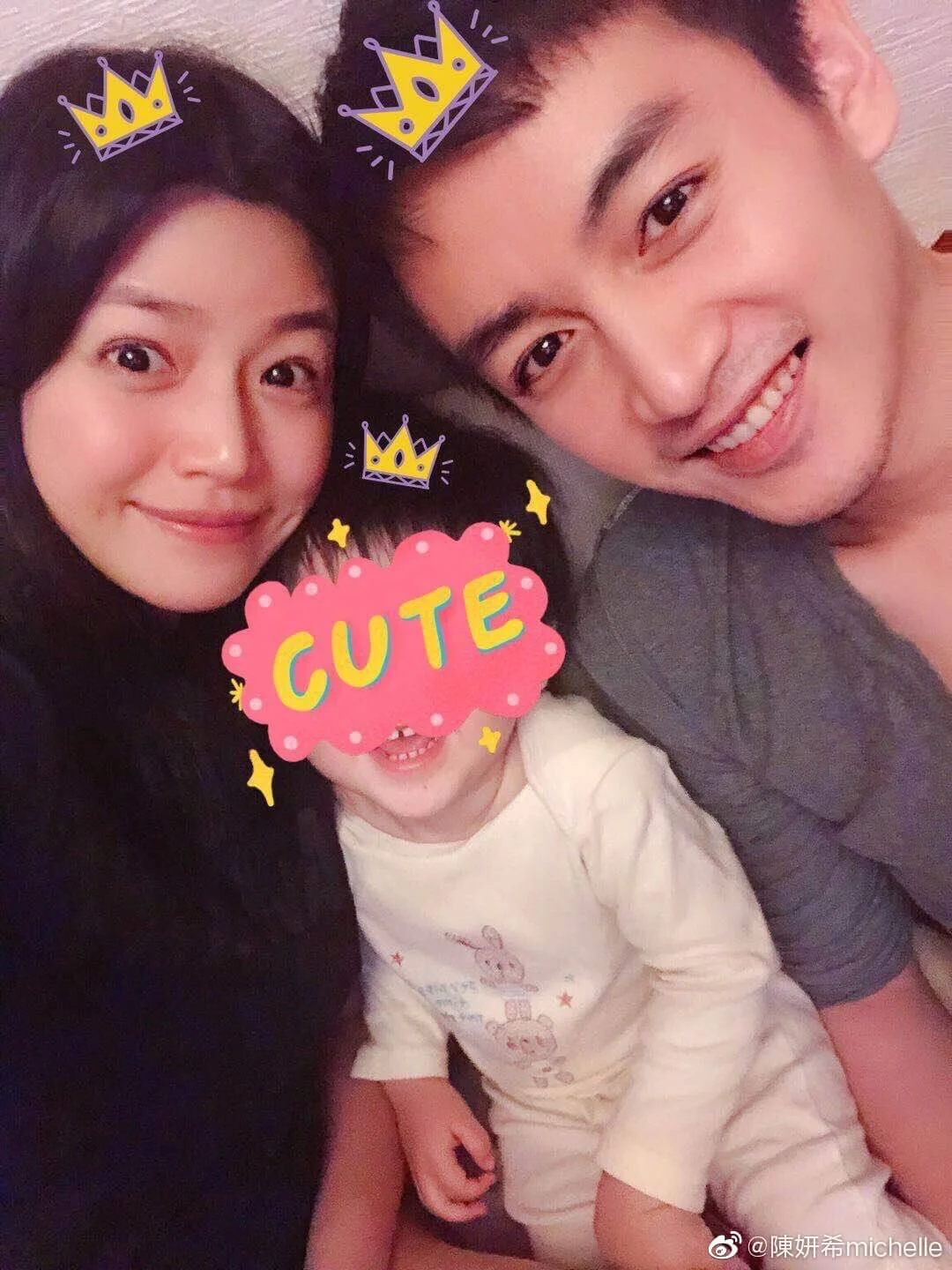 陳妍希於2016年與陳曉結婚，同年十二月誕下兒子陳睦辰。