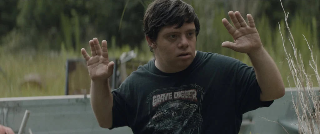 身為唐氏症患者的阿澤，片中的演出令人讚歎。