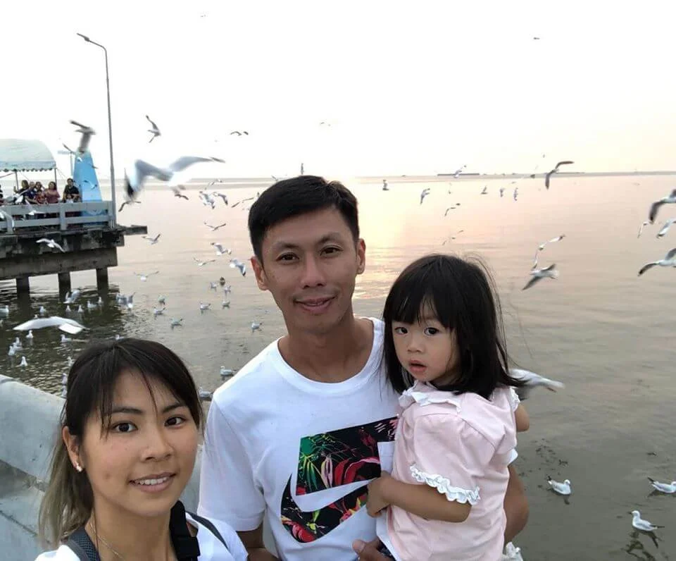 陳家豪和太太姚潔貞是香港著名的「長跑夫妻檔」,女兒有爸媽遺傳很好動。