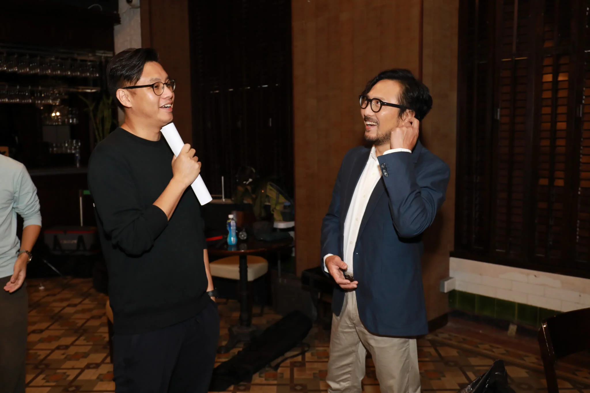 潘燦良說今次參與完全是因為這個組合,他和導演劉偉恒合力成功整喊Gigi。