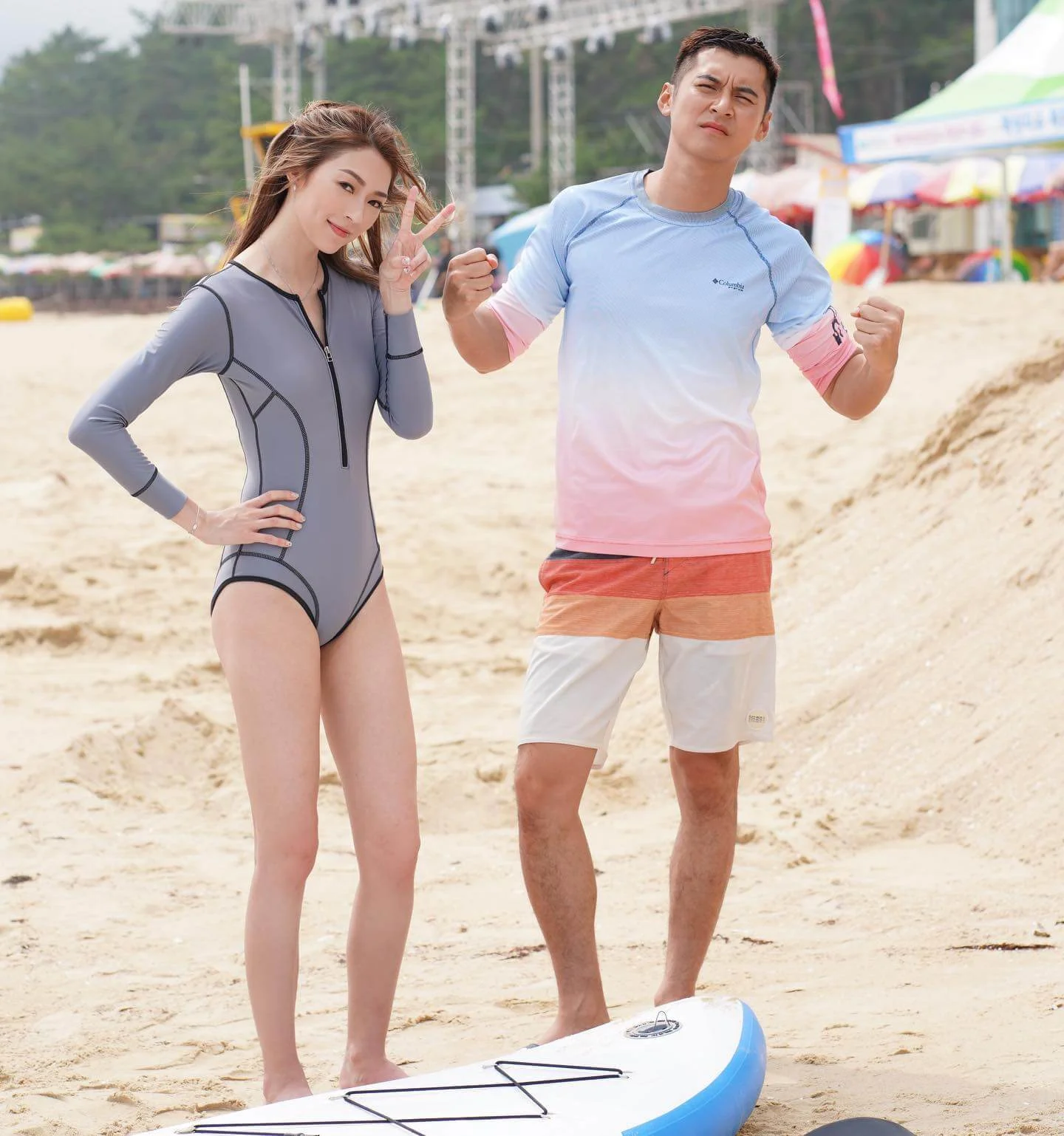 去年七月,連詩雅與陳家樂同赴濟州拍攝旅遊節目《12個夏天》,近日傳出兩人拍拖的消息。