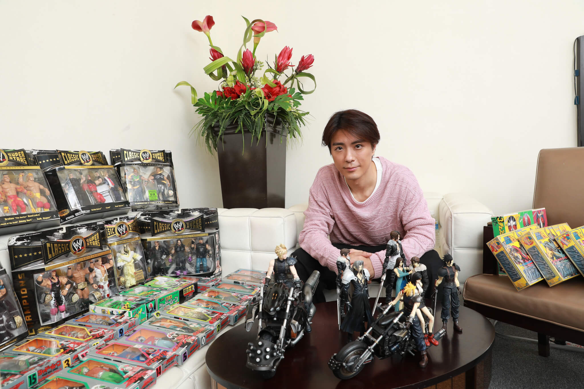 張景淳表示收藏玩具，令他尋回不少童年回憶。 