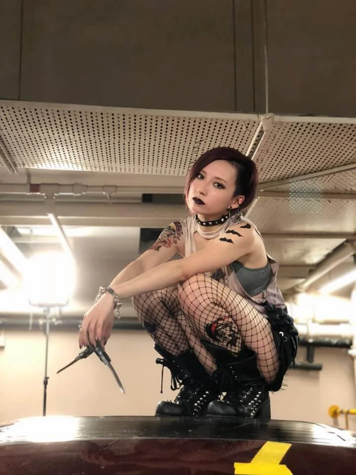 龔嘉欣在劇集《殺手》造型充滿視覺效果，引起不少網民討論。