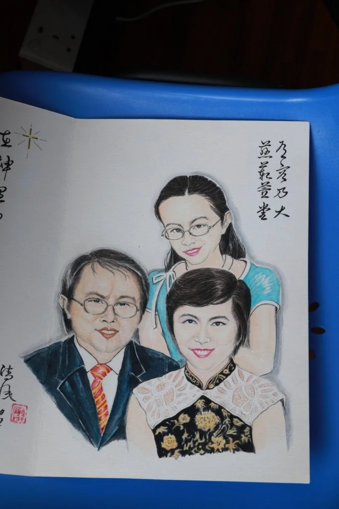 這幅畫是當年做電台節目,有聽眾在監獄裏畫來送給她,她也意想不到。