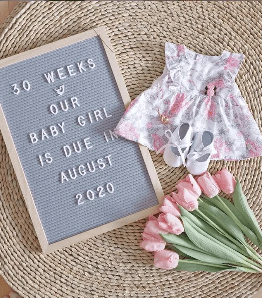 今胎是女兒，雨僑很期待跟她見面。